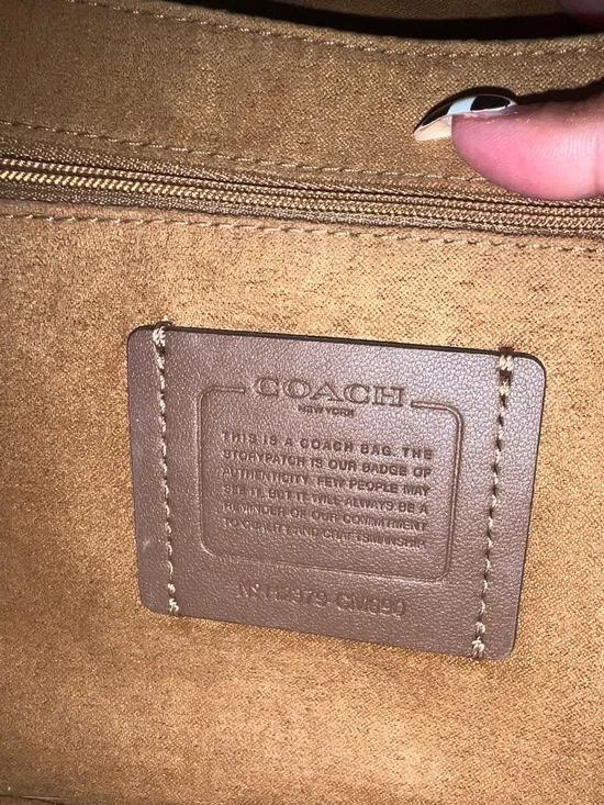 Coach Bright Red Leather Flap Crossbody with Gold-Tone Accent - Picture 7 of 7